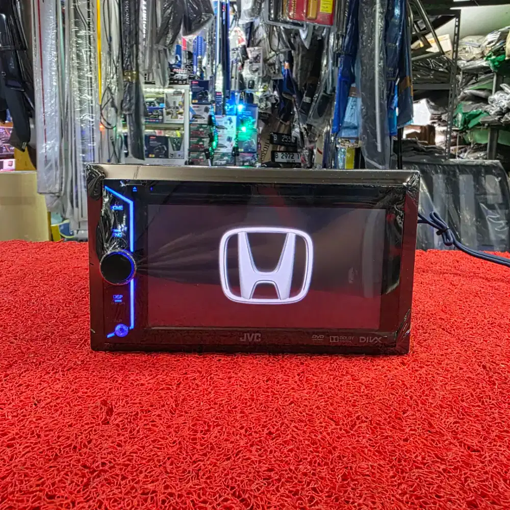 Head Unit JVC KW-V10H4 USB CD sudah dipasang Bluetooth ex Honda HRV