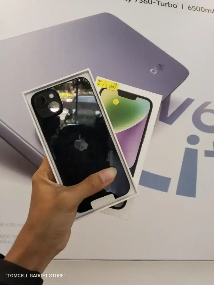 Iphone 14 plus 128 gb ibox lengkap normal semua
