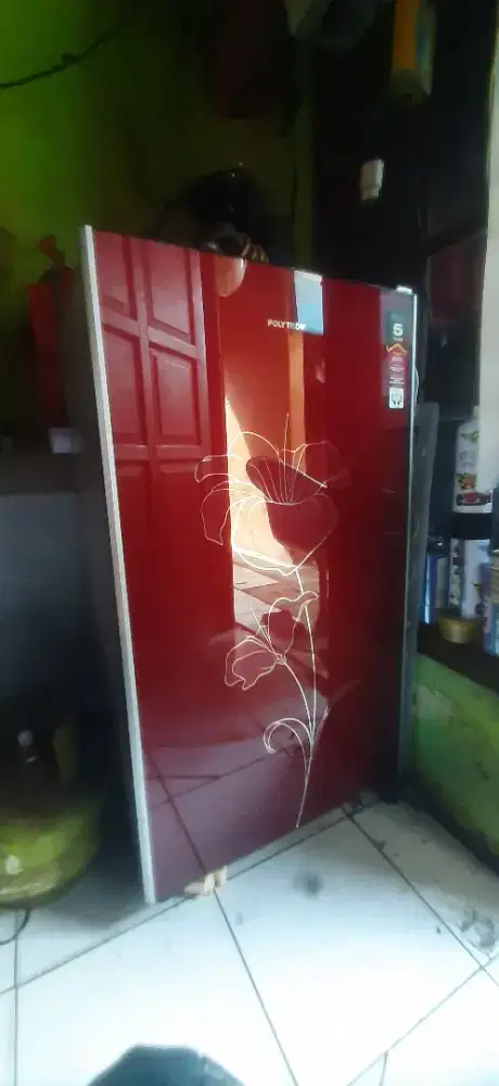Kulkas 1 pintu polytron kembang GRATIS ANTAR