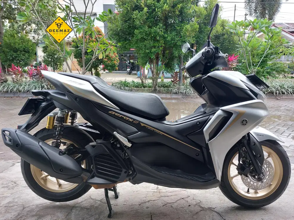 (DP 200 Rb)‼️ Aerox ABS Keyless Connected Silver 2021 Cash & Kredit