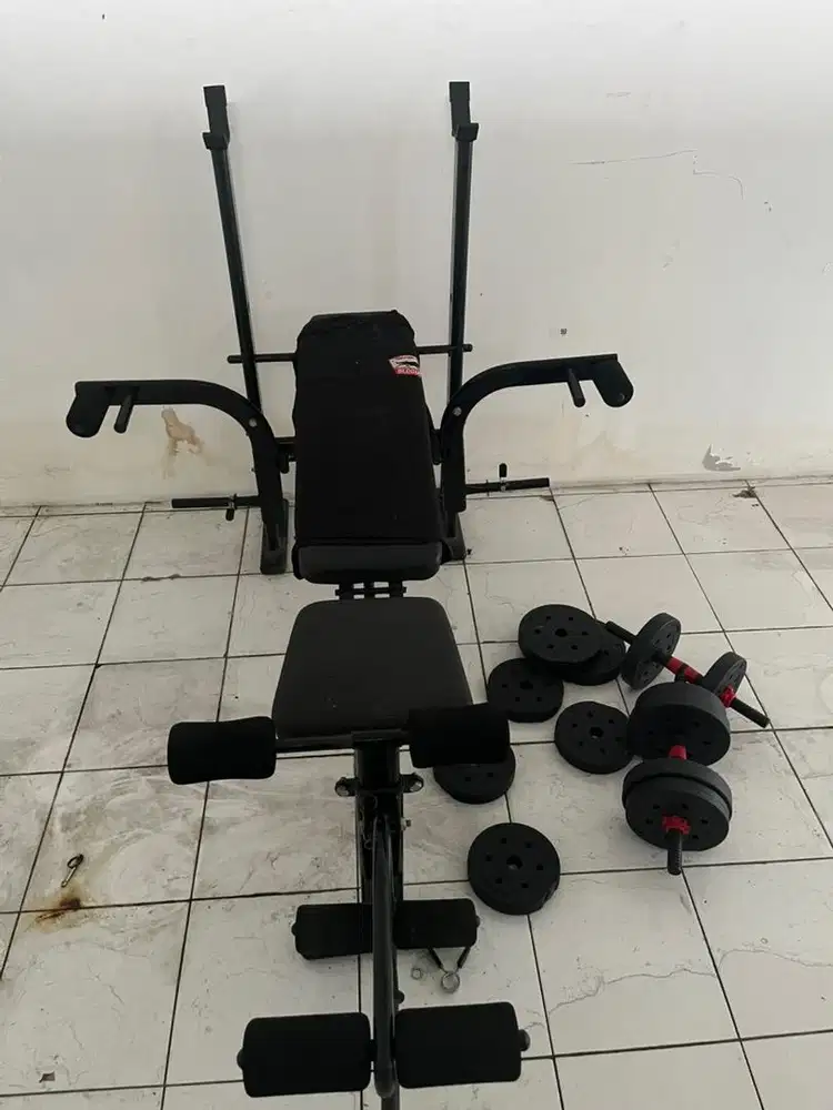 Alat bench Press & Samsak Tinju