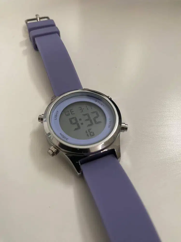 Jam Tangan Digital Wanita Time and Tru Lavender | Mulus Like New