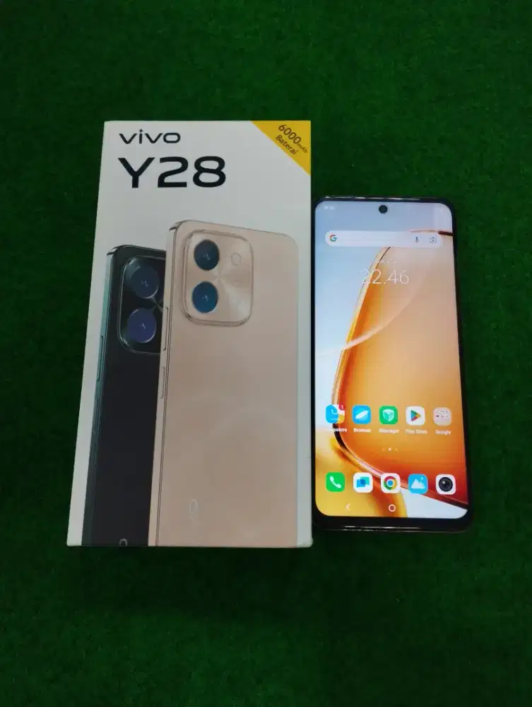 vivo Y28 ram 8/256gb lengkap mulus
