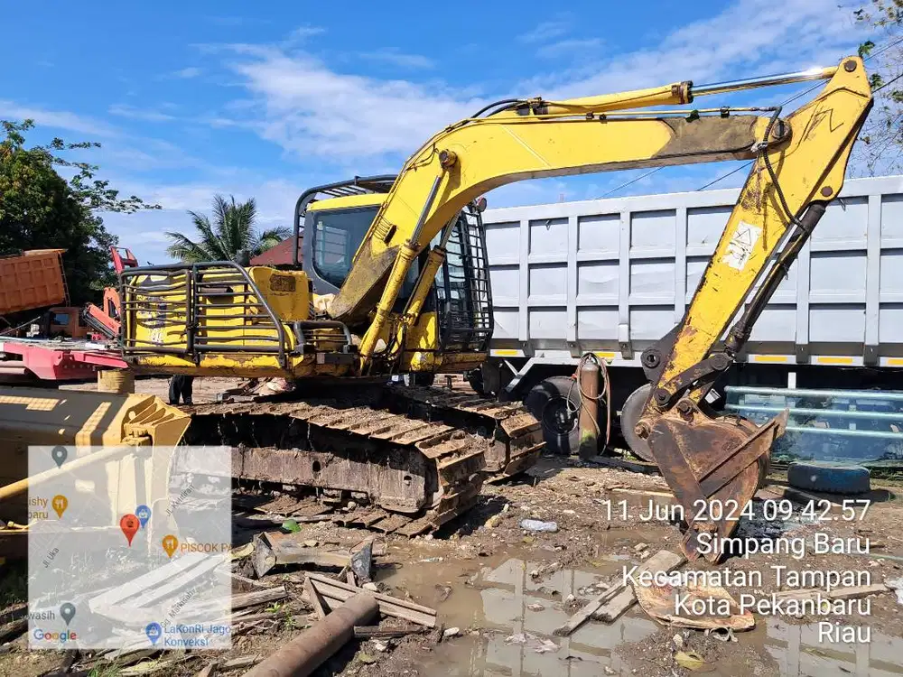 JUAL UNIT KOMATSU EXCAVATOR PC130F-7 TAHUN 2017 - KONDISI AS IS