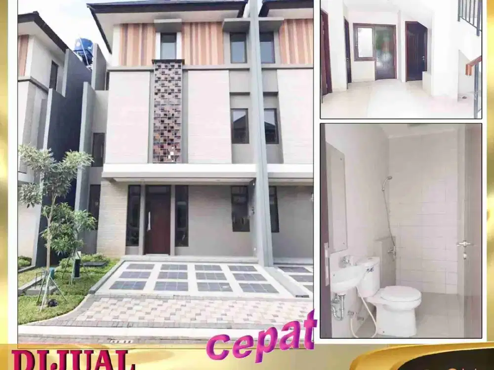 DIJUAL CEPAT RUMAH 3 Lantai di Regentown
BSD City - Tangerang