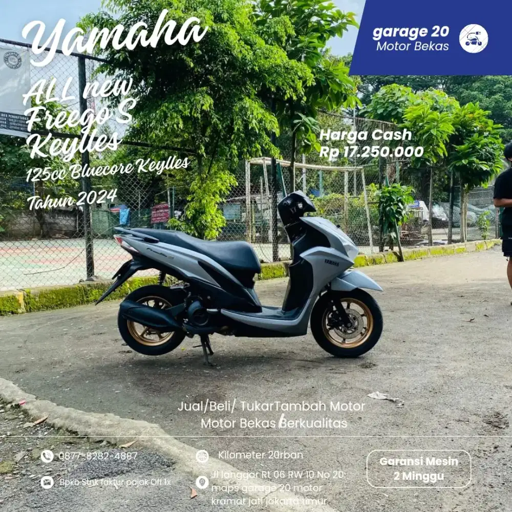 Yamaha All New Freego S Keylles Bluecore Tahun 2024