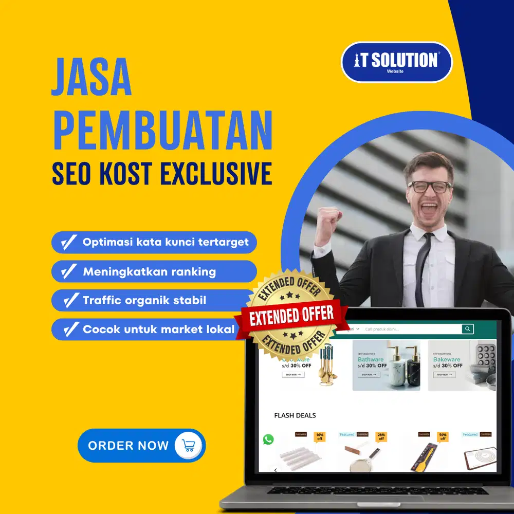 Jasa Pembuatan Website & SEO Kost Exclusive Profesional