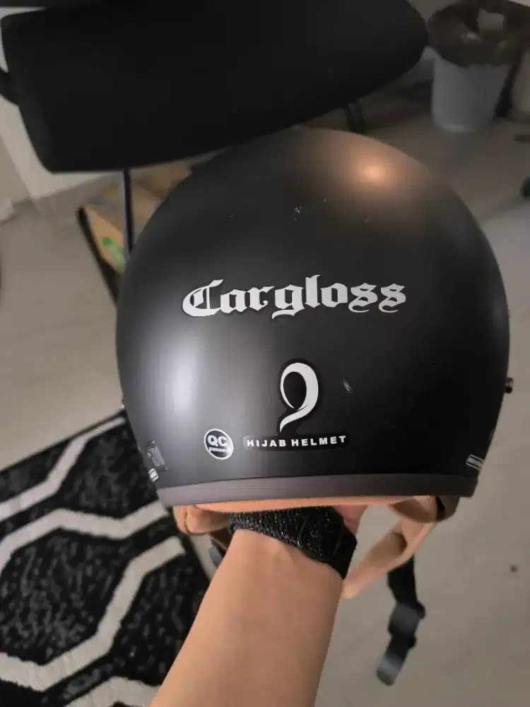 Helm Cargloss YR Hijab original warna hitam