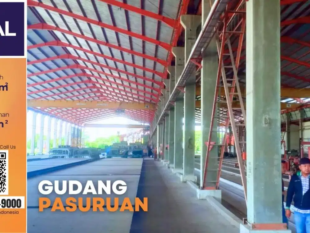 Dijual Pabrik Siap Operasional di Pasuruan – Lokasi Pinggir Jalan Raya, Dekat Tol Grati