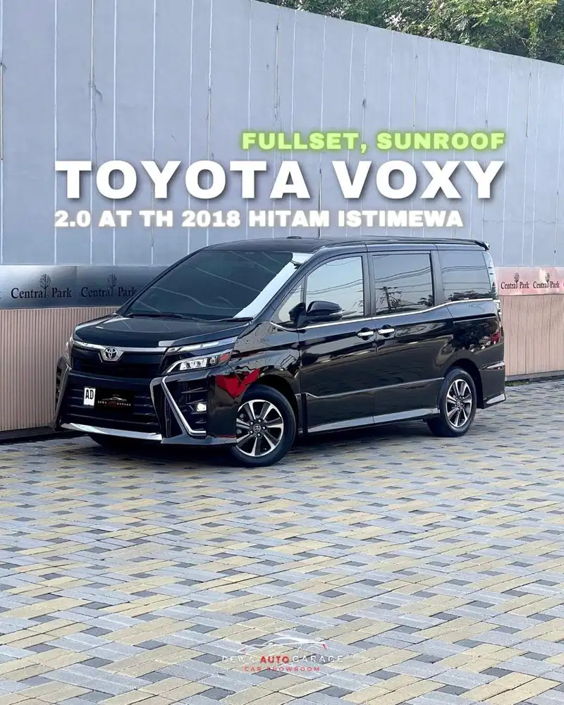Voxy 2018 Matic Sunroof Hitam Istimewaa