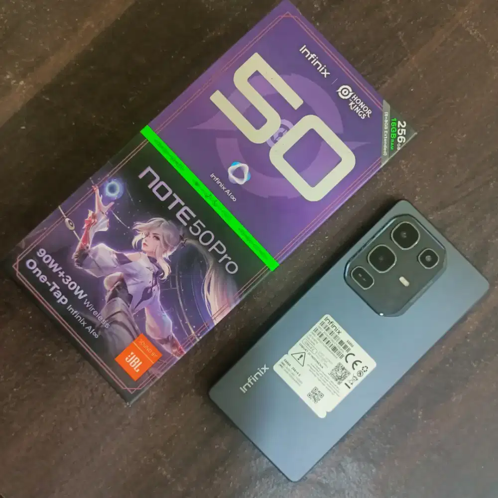 Infinix Note 50 Pro Mulus Lengkap Fullset