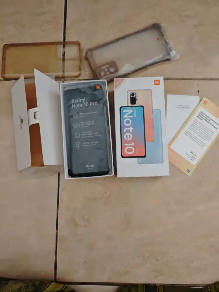 Redmi note 10 pro 6/64gb fullset resmi