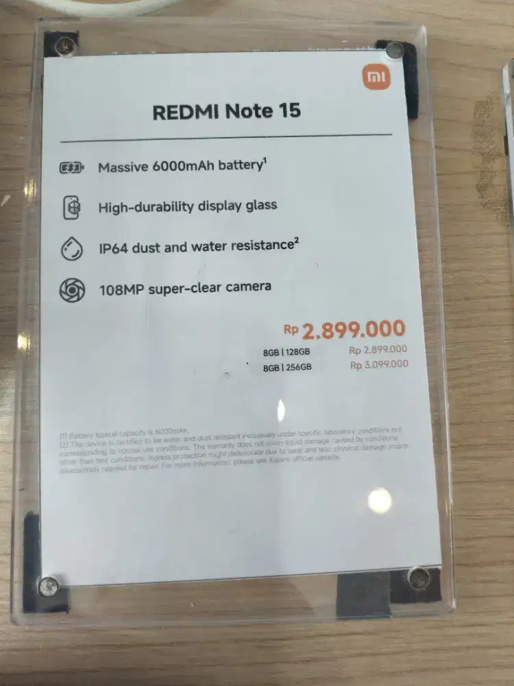 HP xiaomi redmi note 15 4G
