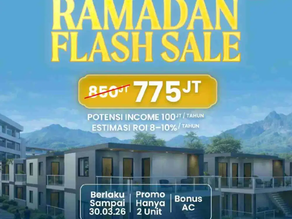 Rukost Murmer,Okupansi Tinggi,Bisa KPR di Jatinangor