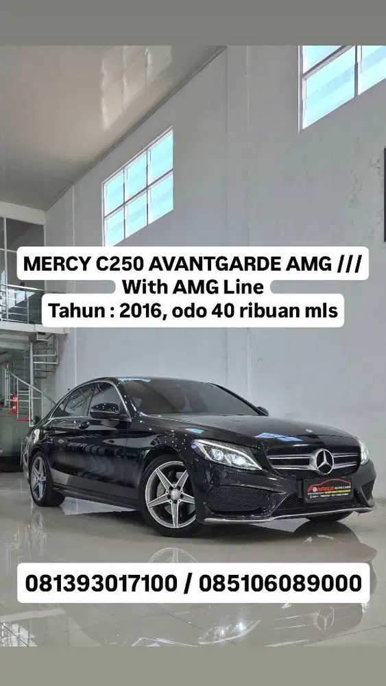 MERCY C250 AVANTGARDE AMG ///
With AMG Line,2016, odo 40 rban ml