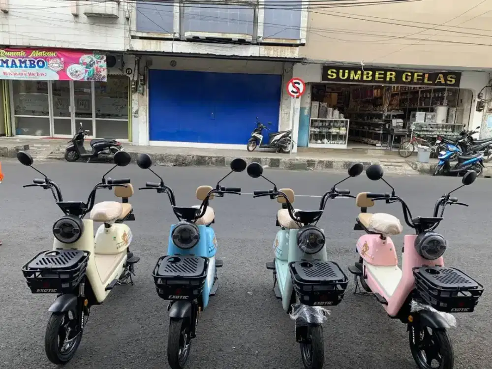 SEPEDA LISTRIK BEBAS ONGKIR KELOKASI