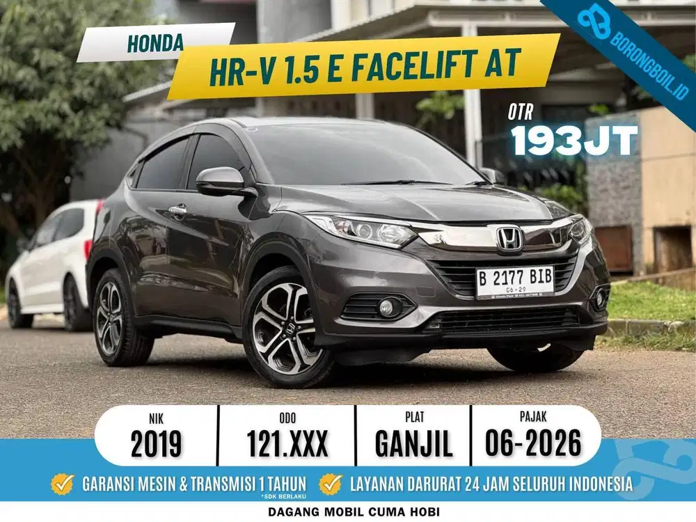 Honda Hrv 1.5 E Facelift 2019