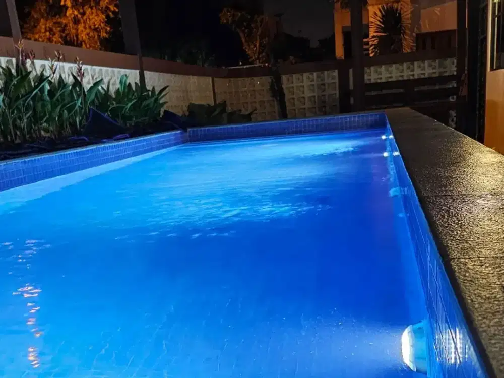 JUAL RUMAH HOEK CLUSTER THE LAVENDER GADING SERPONG ADA PRIVATE SWIMMING POOL