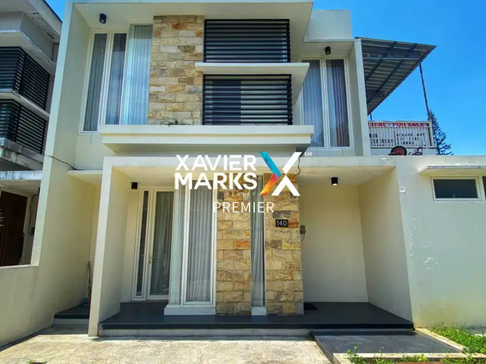 Dijual Villa Cantik Minimalis 2Lt Vibes Homey Ada Kolam Renang Siap Huni View Pegunungan Kawasan Asri Udara Sejuk Potensi Income di Panderman Hill