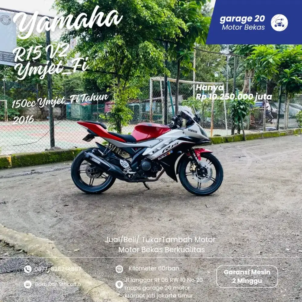 Yamaha R15 v2 150cc ymjet_fi Tahun 2016