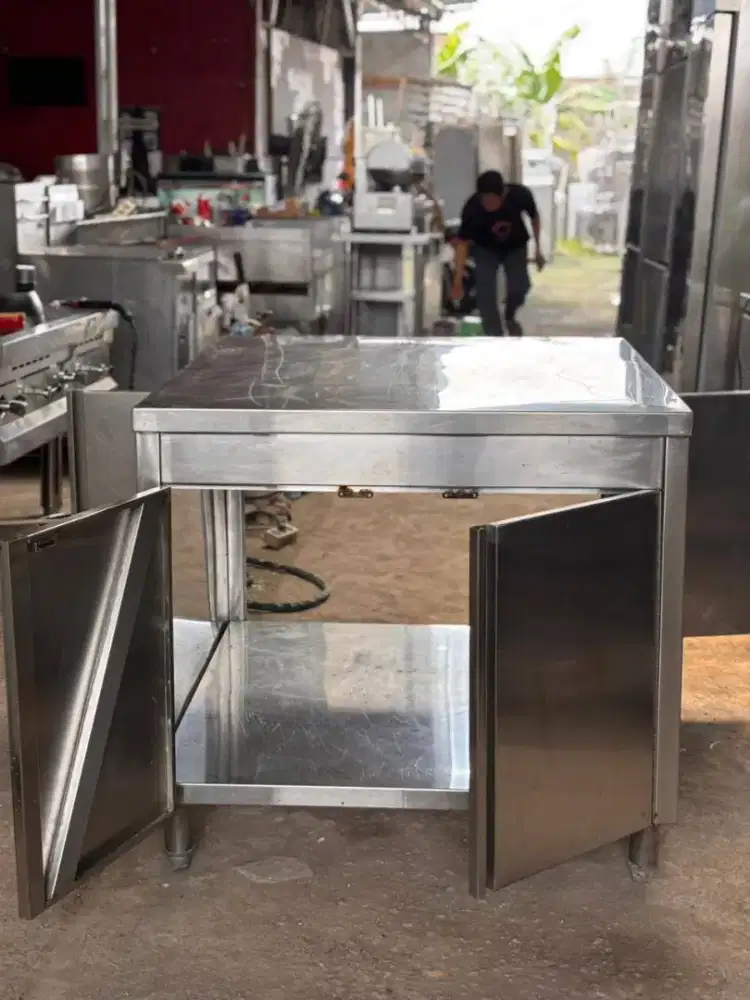 Stainles lemari meja cabinet