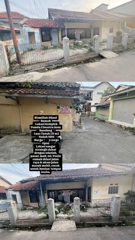 DIJUAL CEPAT RUMAH 120 m2 (NEGO)