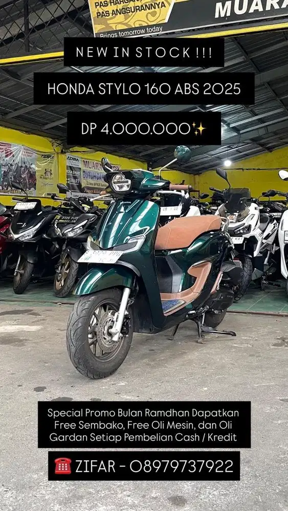 HONDA STYLO 160 ABS 2025 CASH / KREDIT !!!