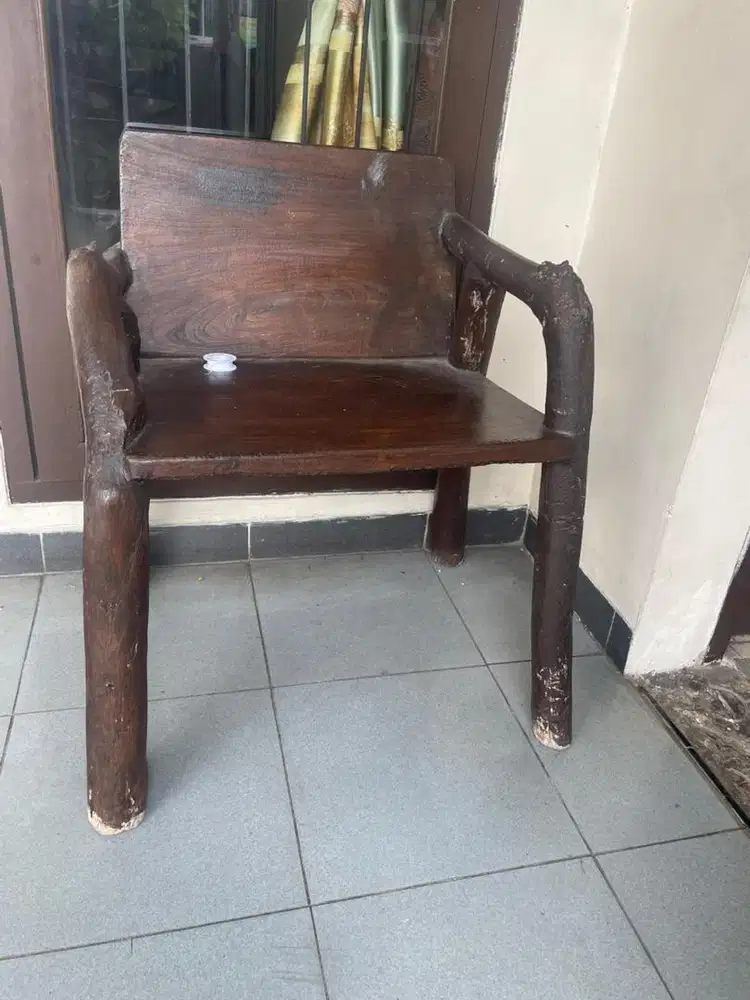 Bangku duduk santai kayu jati