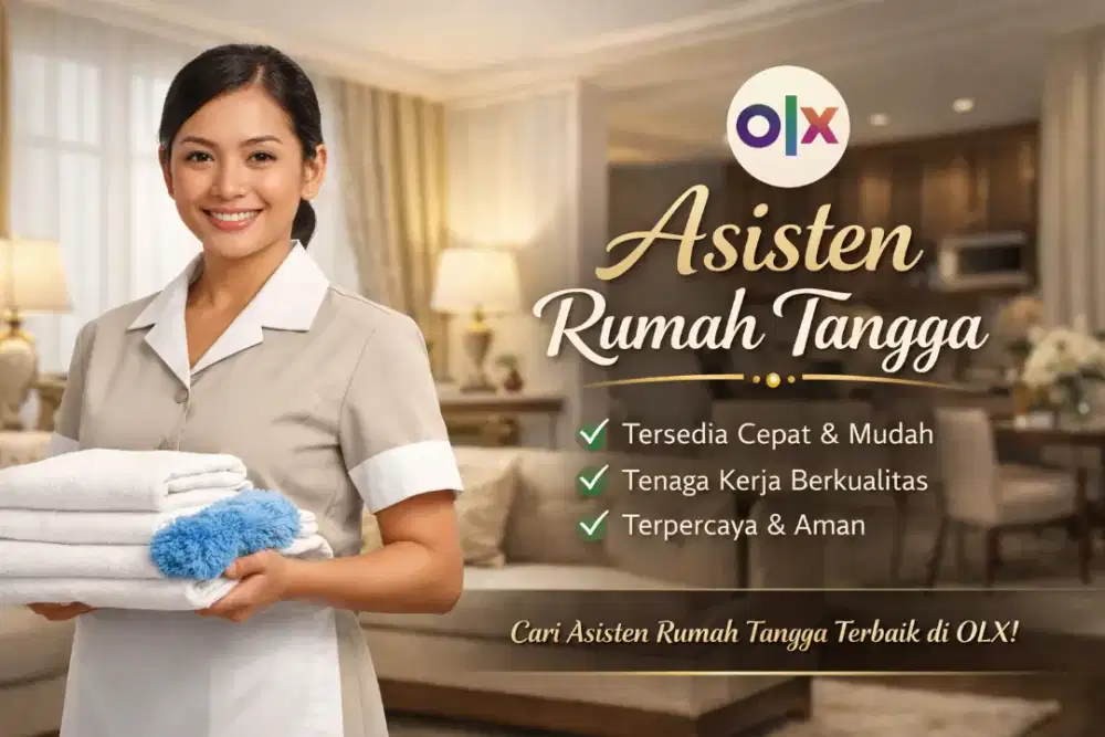 Dibutuhkan asisten rumah tangga.