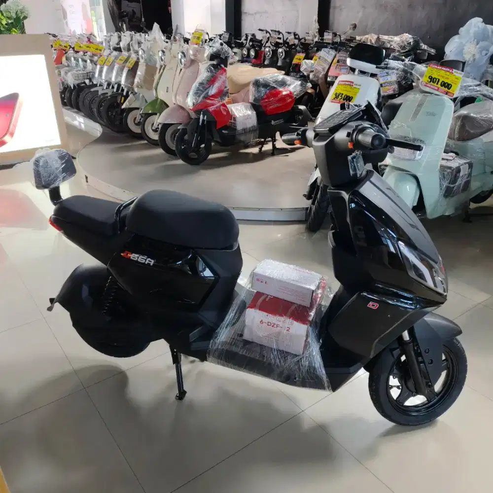 Sepeda Listrik Uwinfly D66a Terbaru Warna Hitam Langkah
