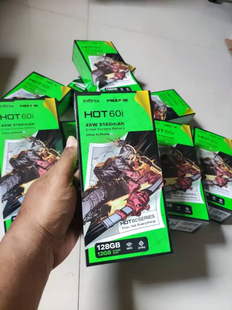 Infinix Hot 60i 6/128 GB, Baru, No repack