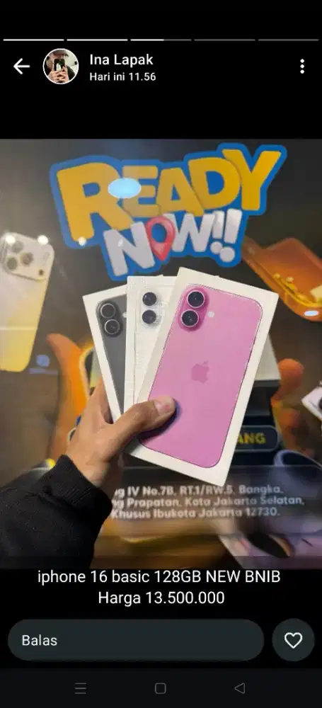 IPHONE 16 128 GB New