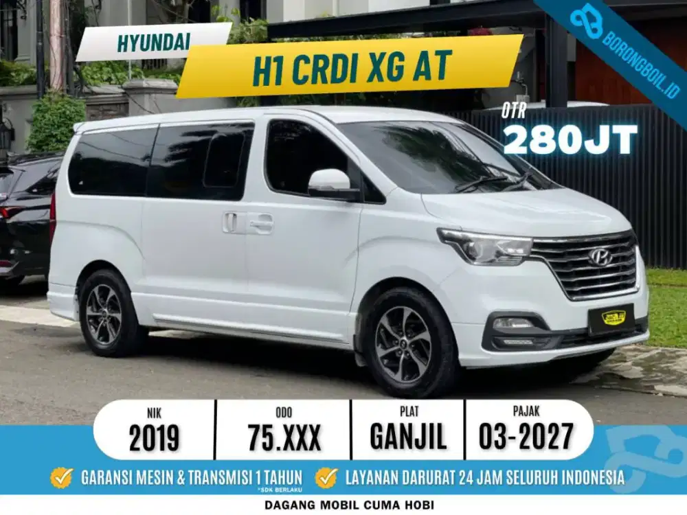 Hyundai H1 XG Diesel 2019 Putih | Minibus | HIACE STARIA