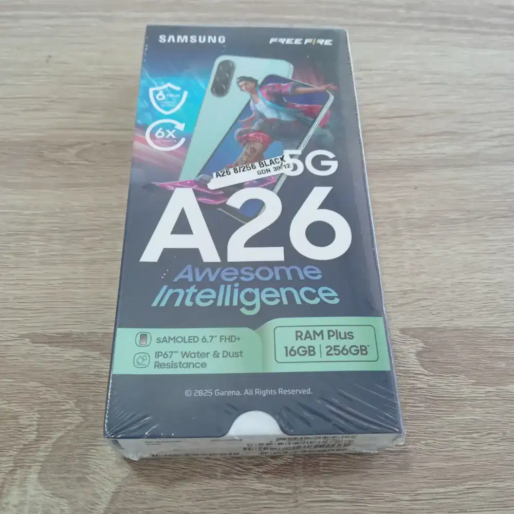 Samsung A26 5G ram 8/256gb new garansi resmi Samsung indonesia
