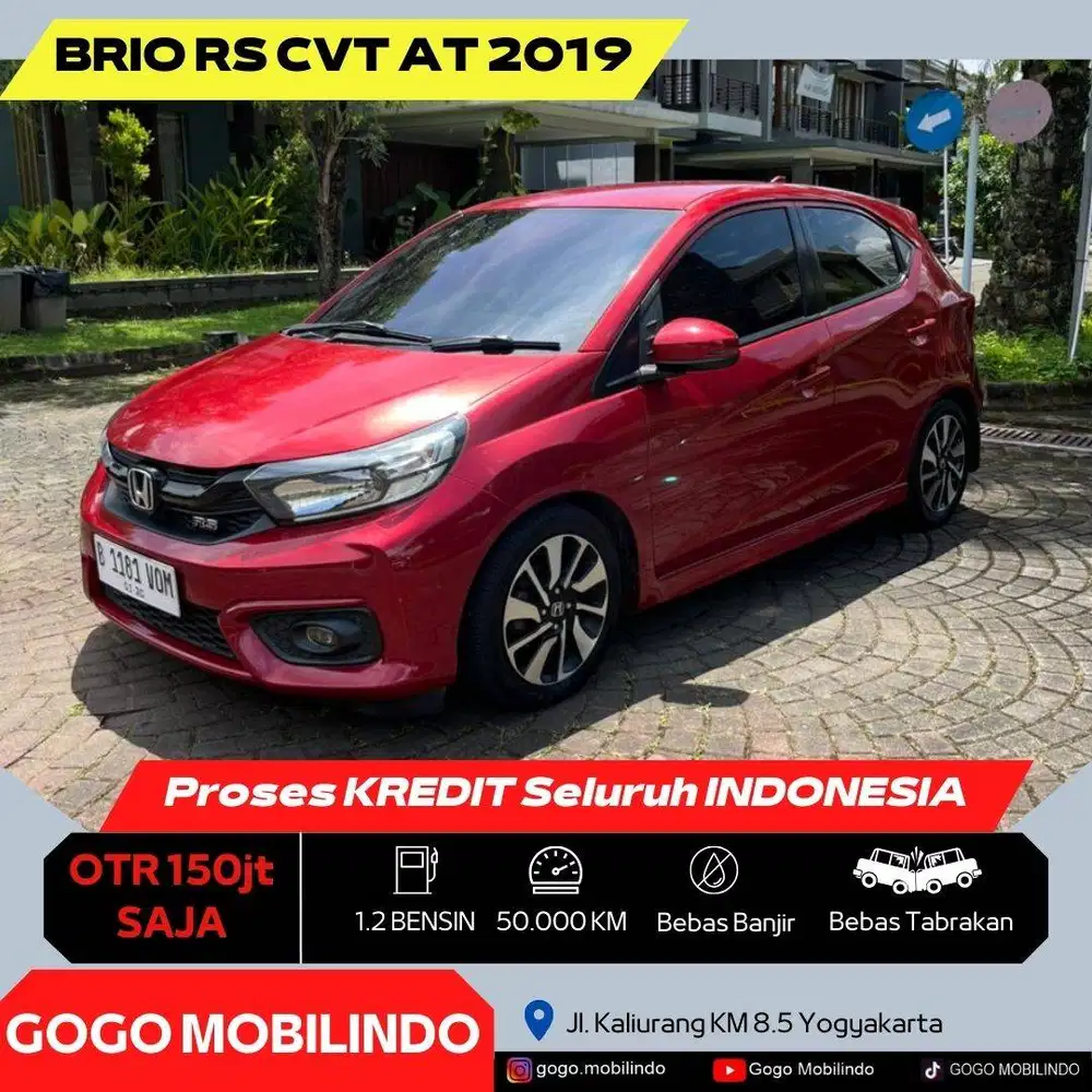Honda All New Brio RS CVT Matic 2019 FAVORIT DP Minim Sirion