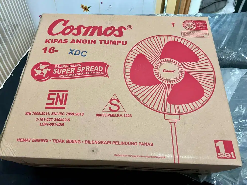 KIPAS ANGIN COSMOS BERDIRI MASIH BARU DAN SEGEL