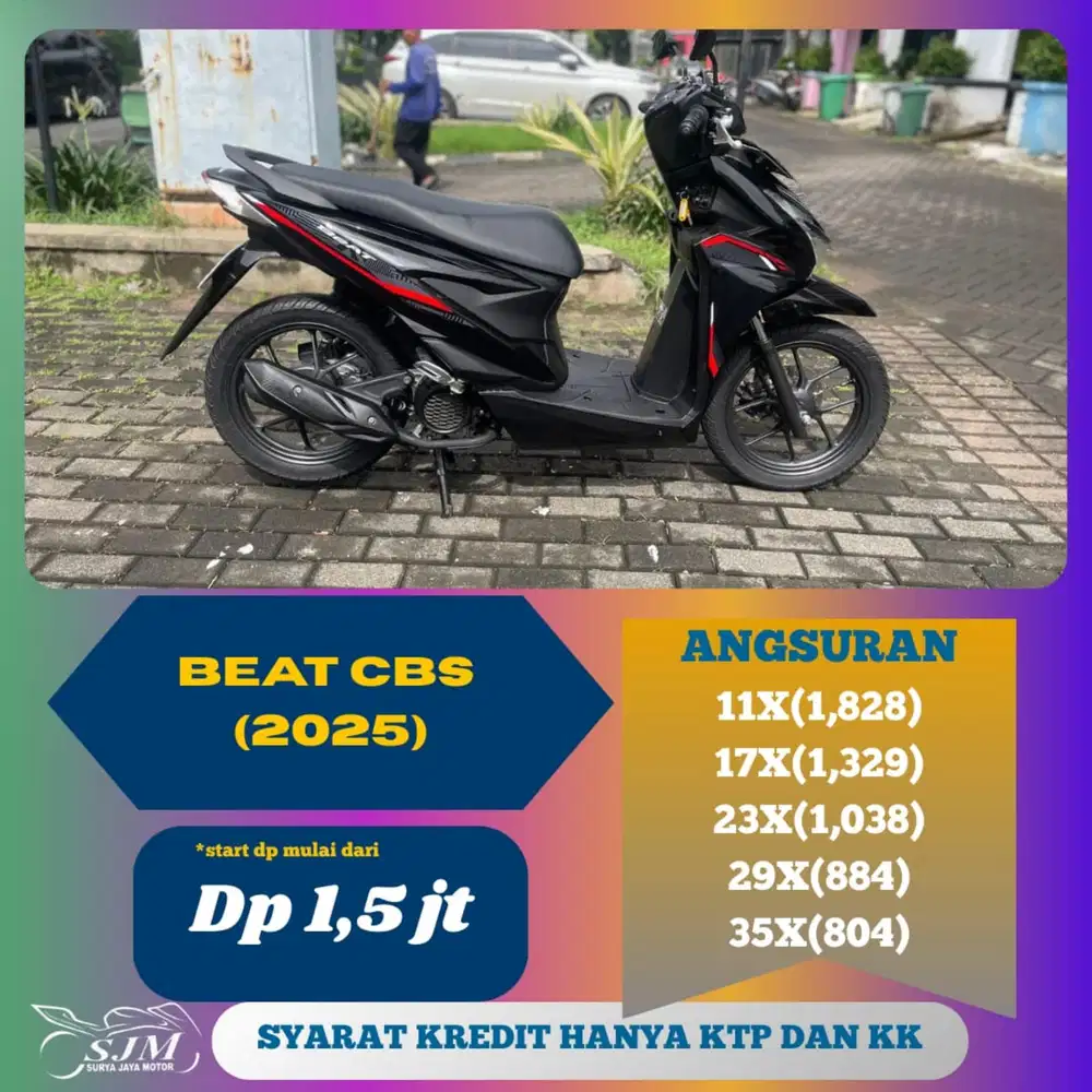 HONDA BEAT CBS 2025 CASH & KREDIT