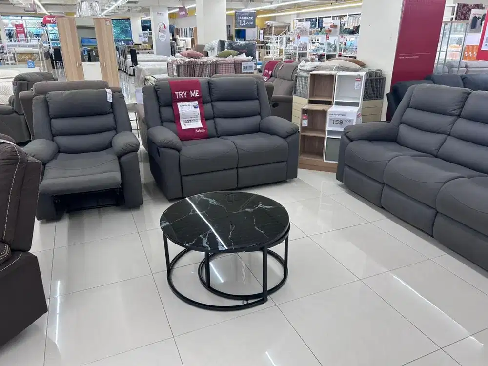PROMO SOFA SET RECLINER CANTIK