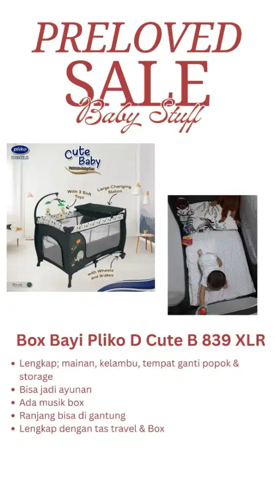 Box Bayi Pliko D Cute B 839 XLR