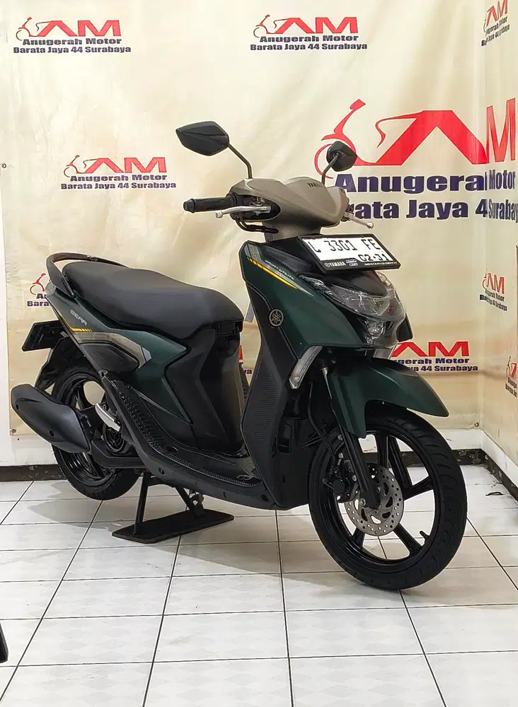 Km 13 Ribu Yamaha Gear 125 Std Tahun 2021 Hijau Army