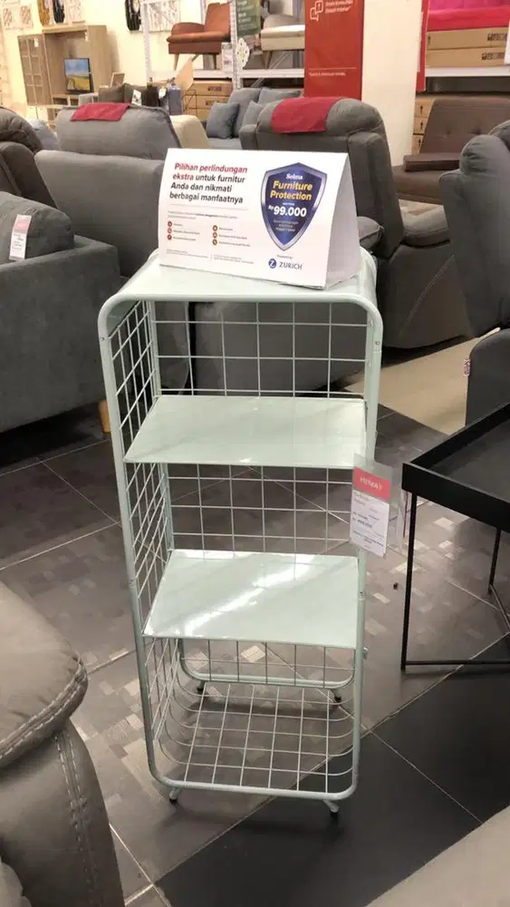 rak estetik hijau sage