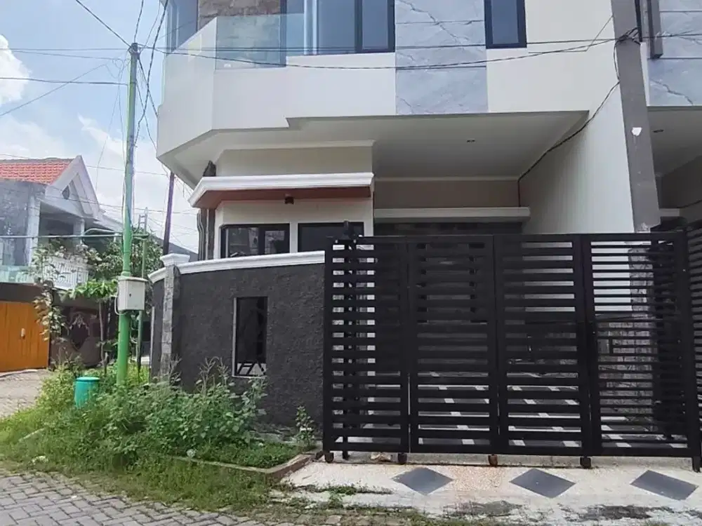 Rumah Mulyosari Tengah  New Minimalis row 2 mobil hook