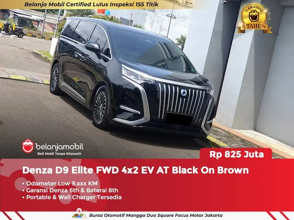 [ KM LOW 9RB ] Denza D9 D 9 Elite FWD 4x2 EV AT 2025 2026