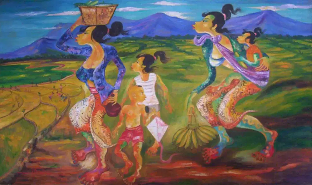 Lukisan karya Hendra Gunawan