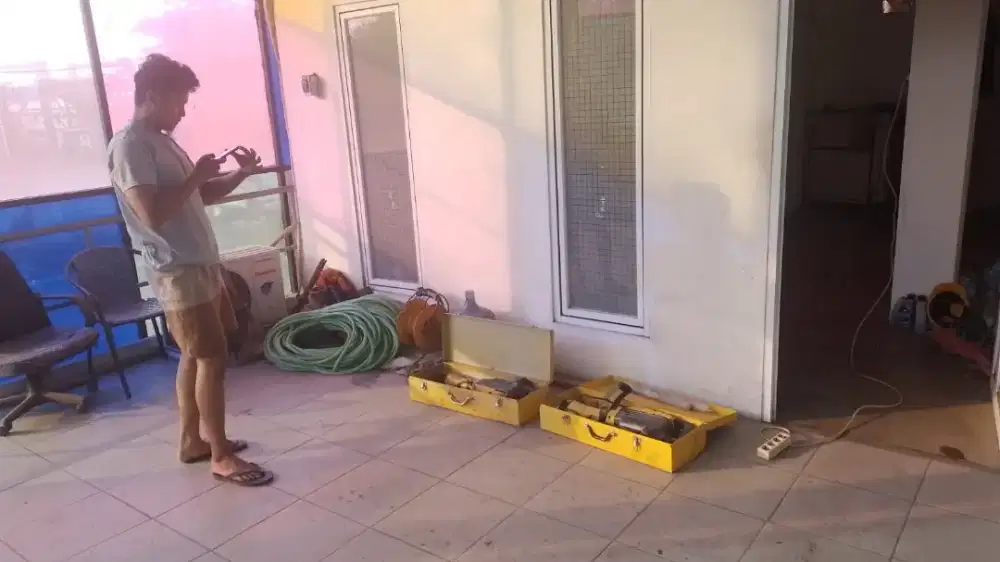 Genset 5000watt stamper kodok jackhammer alat pemadatan