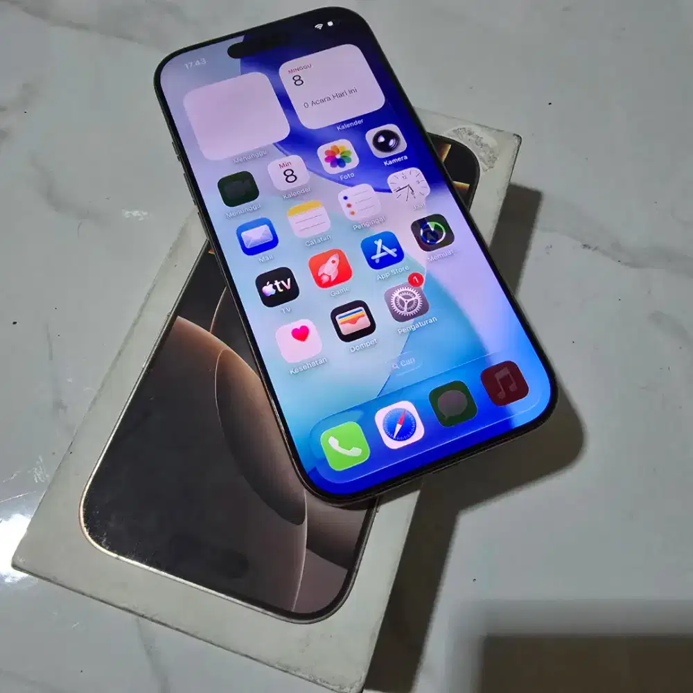 Iphone 16 Pro 256GB iBox fulset bisa tt