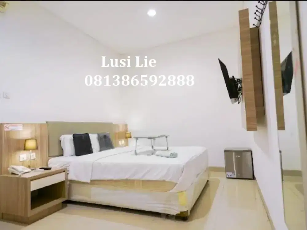 Hotel Mangga Besar Raya luas 3000m, 7 lantai ada lift, 68 kamar, murah