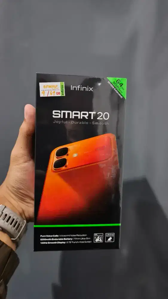 INFINIX SMART 20 4+4/128 NEW GARANSI RESMI