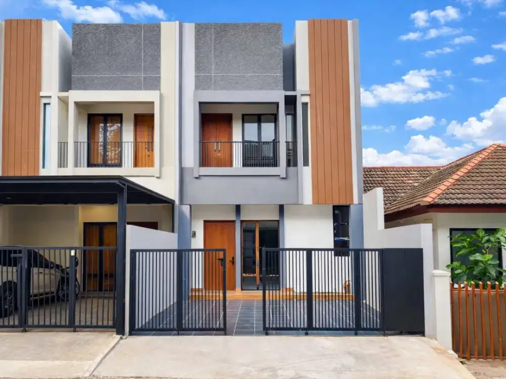 Rumah Brand New di Megapolitan Cinere Desain Minimalis Ada Halaman Belakang