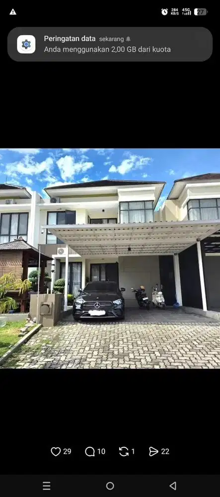 RUMAH MEWAH GRAHA PADMA SEMARANG BONUS FURNISHIED MEWAH